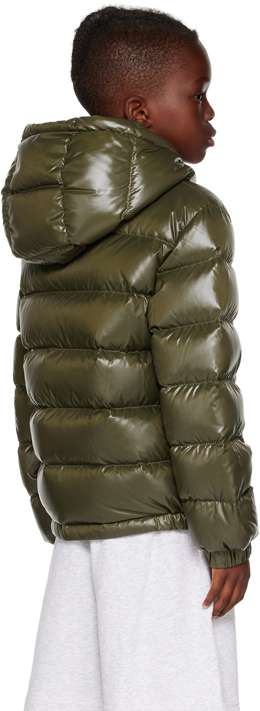 Moncler Enfant Kids Green New Aubert Down Jacket Moncler Enfant