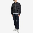 and wander C/PE Twill Field Jacket in Black