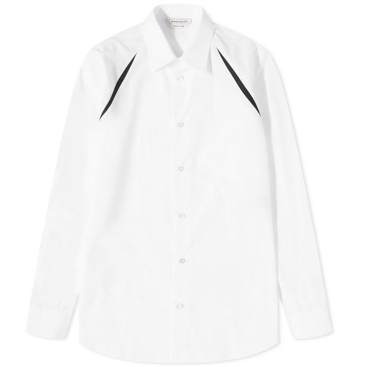 Photo: Alexander McQueen Men's Slashed Shoulder Shirt in White