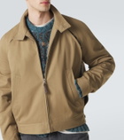 Loewe Layered cotton gabardine jacket
