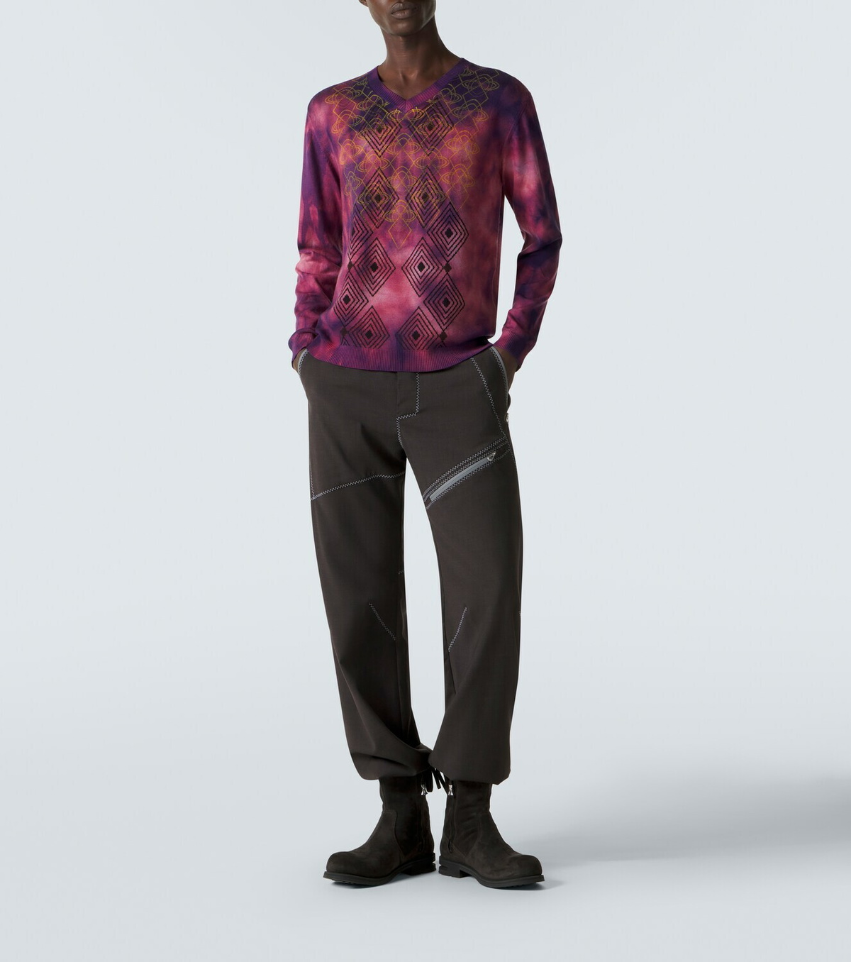 Kiko Kostadinov Hatha tie-dye wool sweater