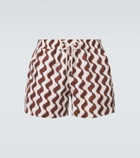 Frescobol Carioca Rio printed swim trunks