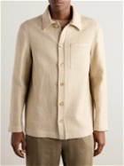 PIACENZA 1733 - Wool, Silk and Linen-Blend Shirt Jacket - Neutrals