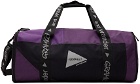 and wander Purple Gramicci Edition Multi Patchwork Boston Duffle Bag