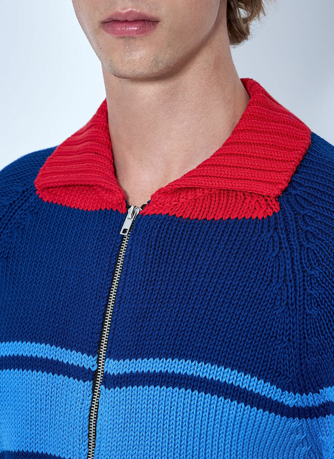 Marni Zip-Up Knit Cardigan