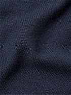 Loro Piana - Honeycomb-Knit Cashmere Sweater - Blue