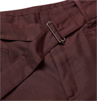 Valentino - Burgundy Cotton-Canvas Shorts - Men - Burgundy