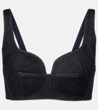 Givenchy Denim bra top