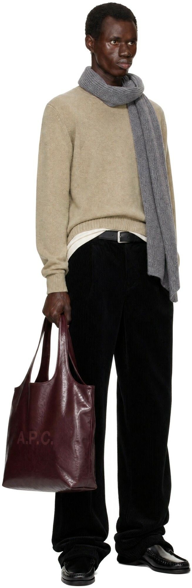 A.P.C. Black Ricky Trousers