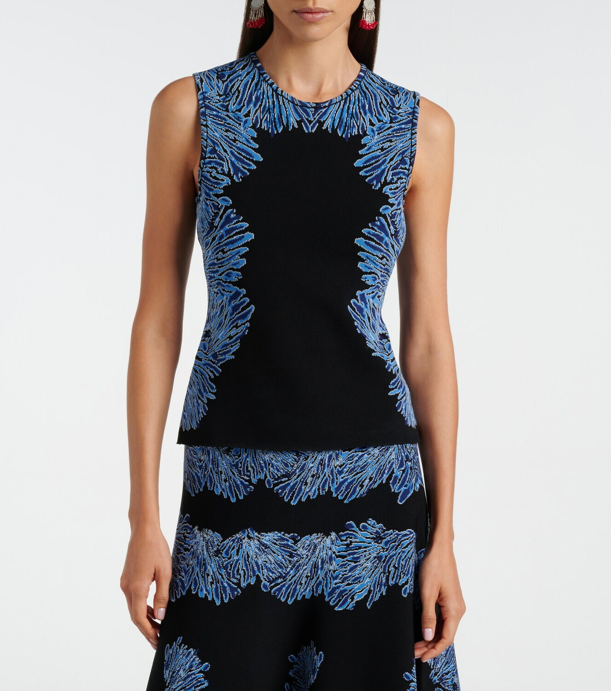 Ulla Johnson Aylin knitted jacquard tank top