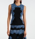 Ulla Johnson Aylin knitted jacquard tank top