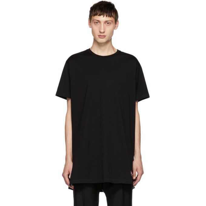 Givenchy Black Oversized Vented T-Shirt Givenchy