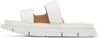 Marsèll White Intagliato Sandals