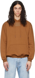 VTMNTS Brown Big Rubber Patch Hoodie