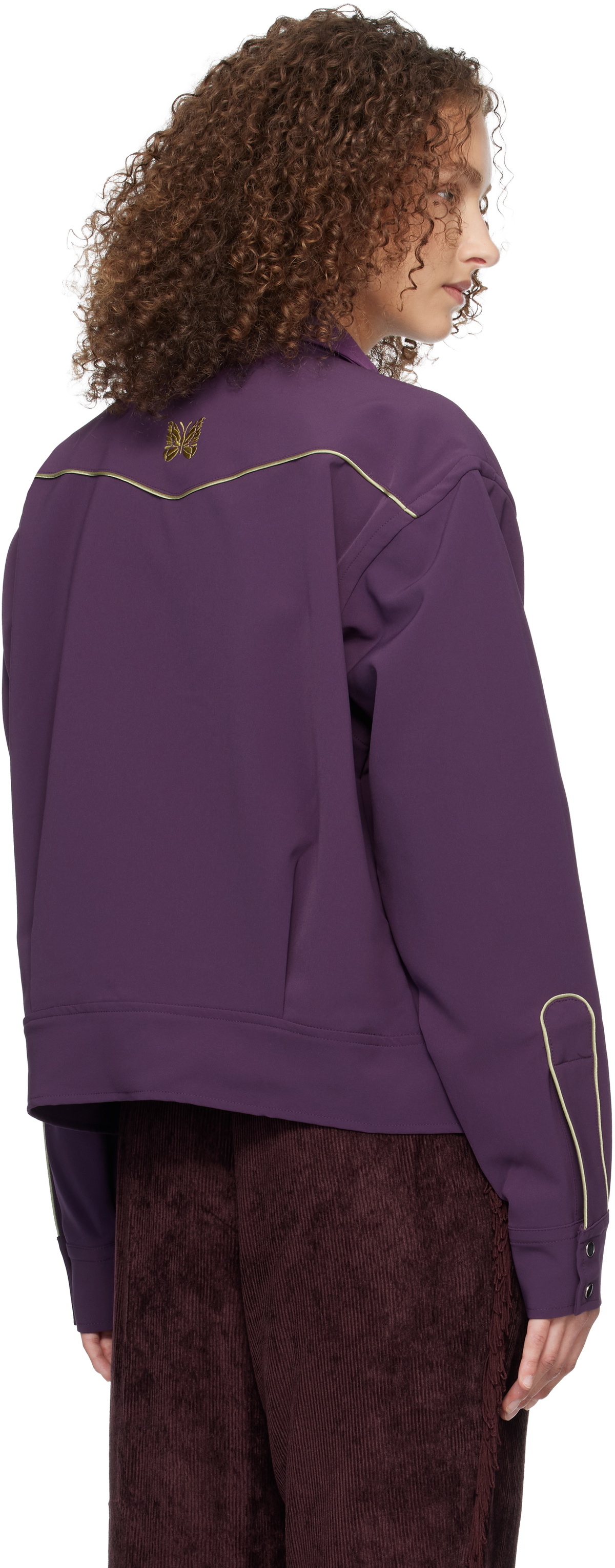 NEEDLES Purple Piping Cowboy Jacket