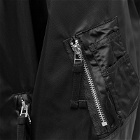 Comme Des Garçons Homme Men's Nylon Twill 3 Layer Bomber Jacket in Black