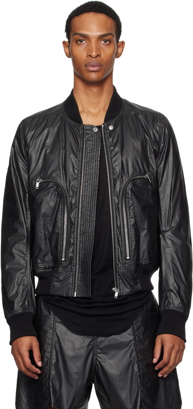 Photo: Rick Owens Black Bauhaus Flight Bomber Jacket