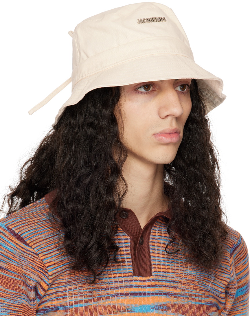 Jacquemus Off White Le Bob Gadjo Bucket Hat Jacquemus