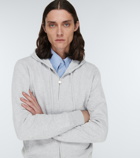 Kiton - Zip-up cashmere hoodie
