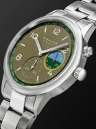 NOMOS Glashütte - Club Sport Neomatik Worldtimer Jungle Limited Edition Automatic 40mm Stainless Steel Watch, Ref. No. 790.S2