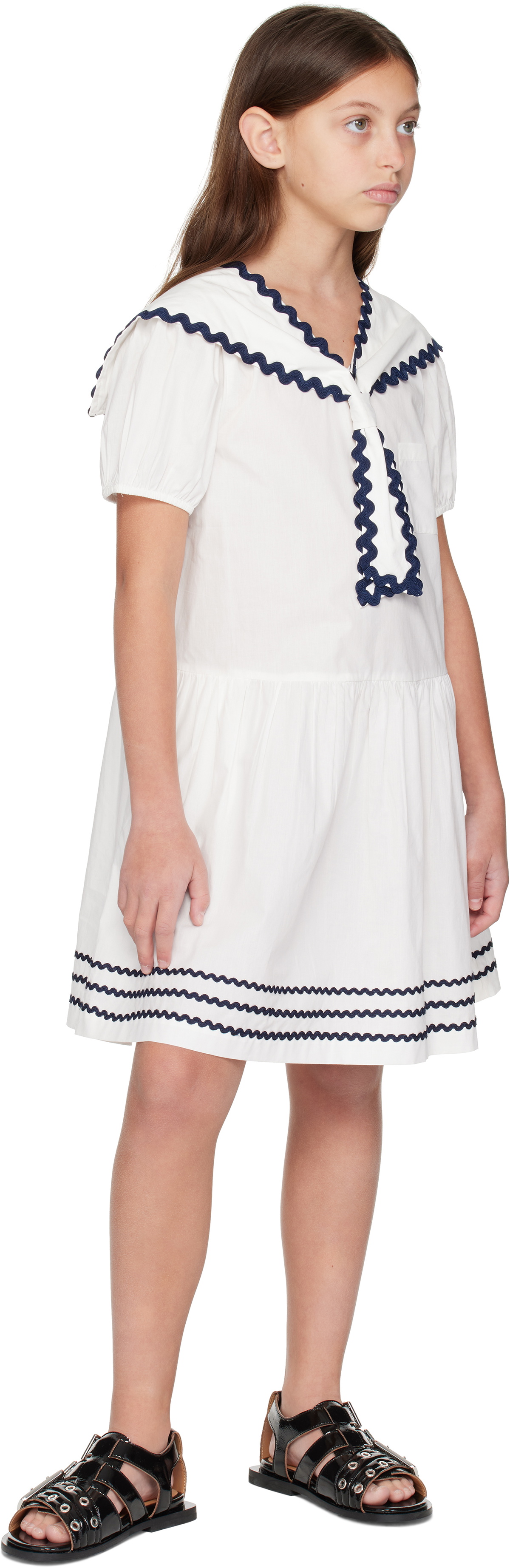 SEA NY Kids White Nancy Dress