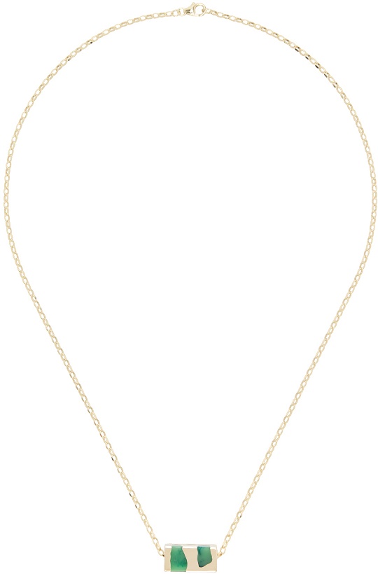 Photo: Ellie Mercer Gold Large Bead & Chain Necklace