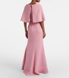 Elie Saab Caped cady gown