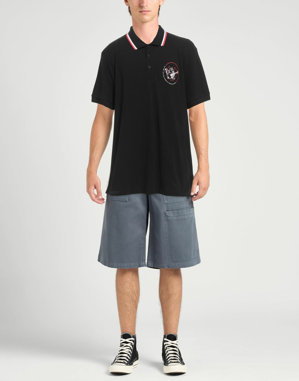 True Religion Mens Polo shirt in Black