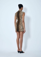 Sportmax Sleeveless Animal Print Dress