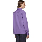 Prada Purple Pocket Shirt