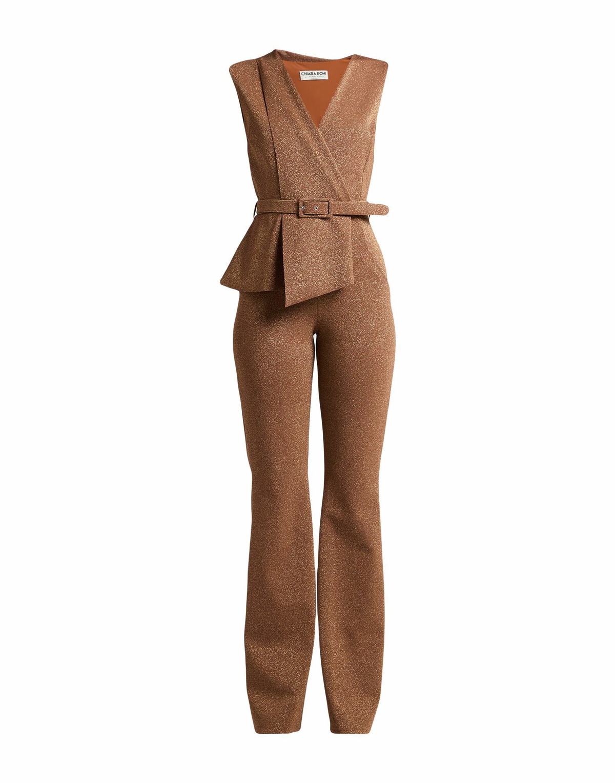 Chiara Boni La Petite Robe Womens Jumpsuit in Brown