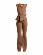 Chiara Boni La Petite Robe Womens Jumpsuit in Brown