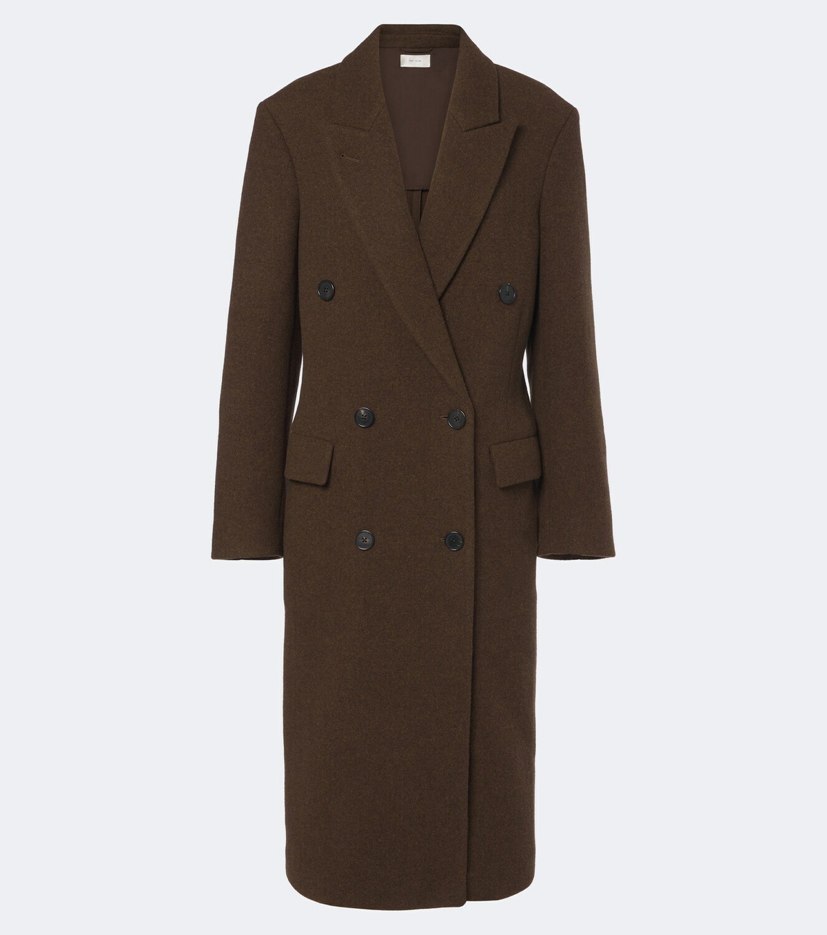 The Row Bamira double-breasted virgin wool coat