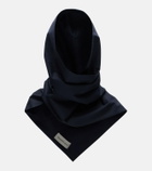 Nour Hammour Cotton-blend canvas hood