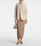 Max Mara Liana wool and cashmere hoodie
