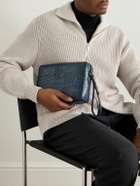 Berluti - Rosewood Neo Scritto Venezia Leather Pouch