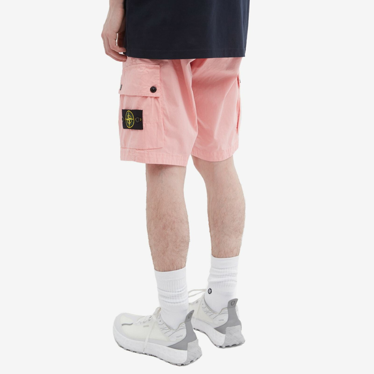 Stone island best sale pink cargo shorts