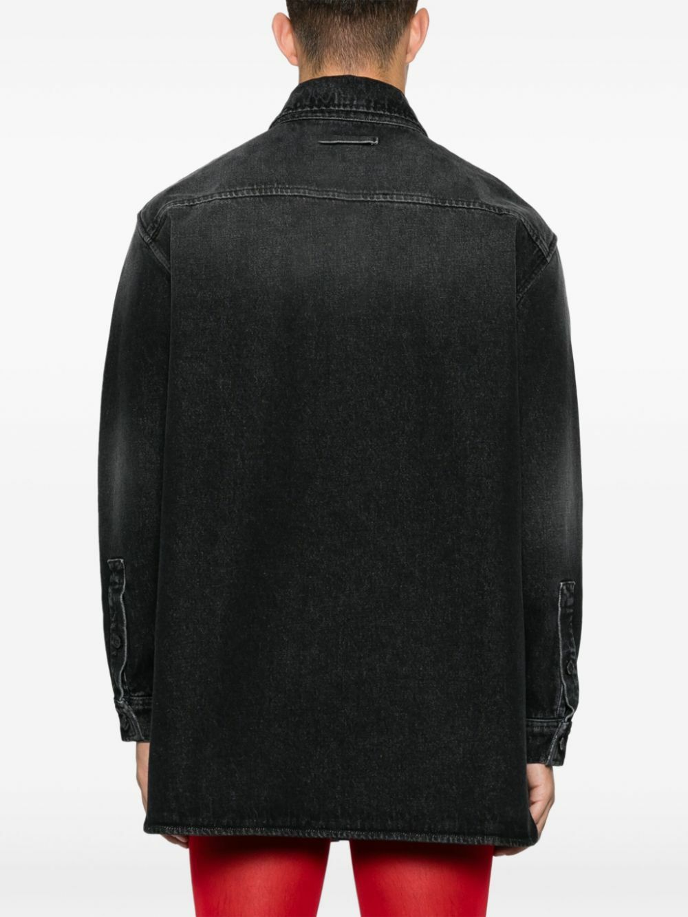 Jean Paul Gaultier Body Marinière Denim Shirt