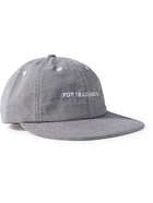 Pop Trading Company - Logo-Embroidered Puppytooth Cotton Baseball Cap