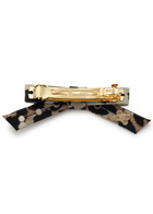 Ganni Leopard-print Twill Hair Clip - One Size