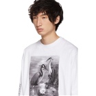 Heron Preston White Long Sleeve Heron T-Shirt