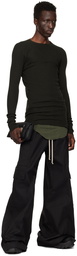 Rick Owens Green Porterville Rib Sweater