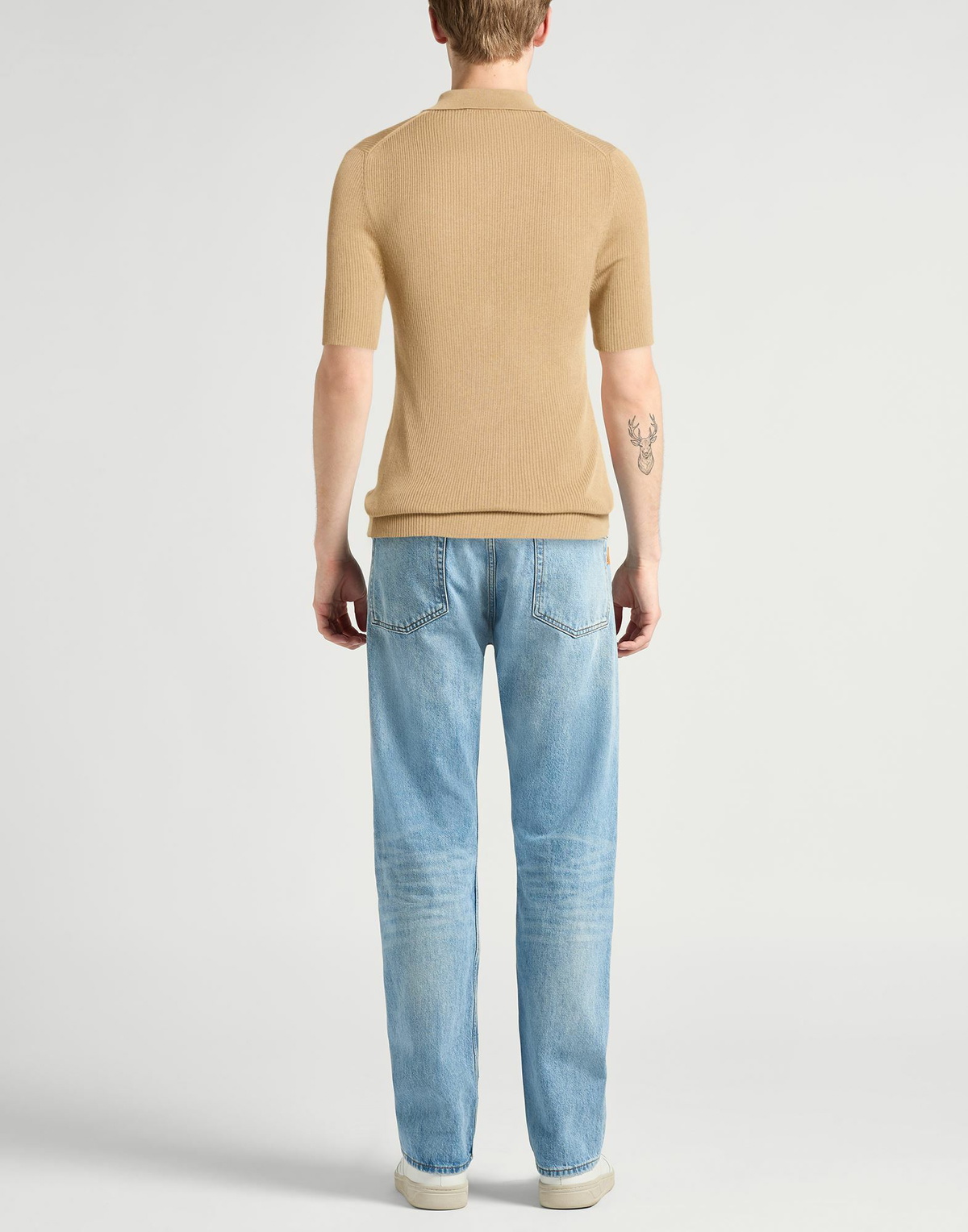 Lardini Mens Polo shirt Sand