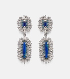 Suzanne Kalan 18kt white gold earrings with gemstones
