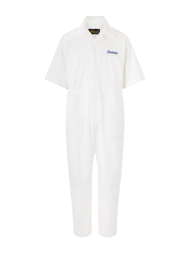 Photo: Visvim - Embroidered Denim Jumpsuit - White