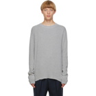 Jil Sander Grey Long Sleeve T-Shirt