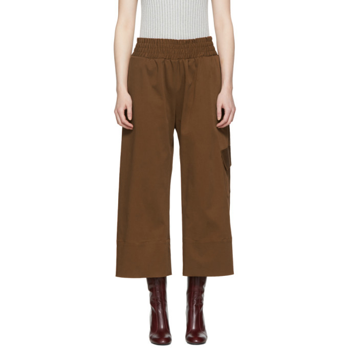 Nomia Brown Gathered Culottes