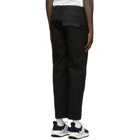 ADER error Black Twofold Trousers