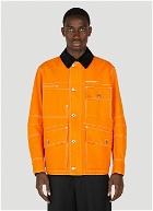 Burberry - Waver Denim Jacket in Orange
