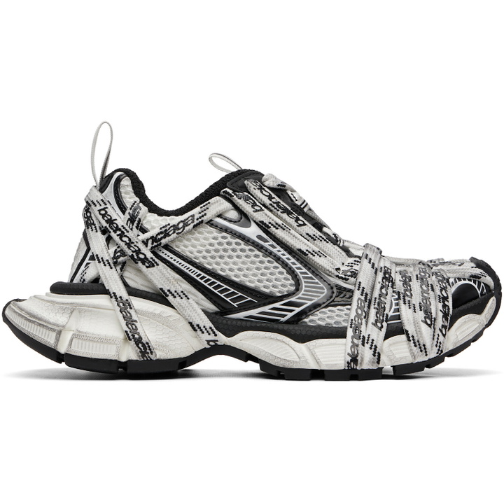 Photo: Balenciaga White & Black 3XL Extreme Laces Sneakers